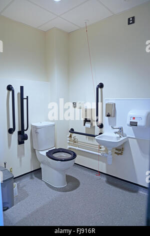 A disabled toilet in a newly built British Primary School Stock Photo