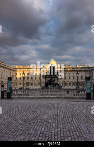 Somerset House, Strand, London, UK Stock Photo