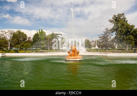 Aranjuez, Comunidad de Madrid, Spain. Jardín del Parterre, fuente de Ceres. Stock Photo