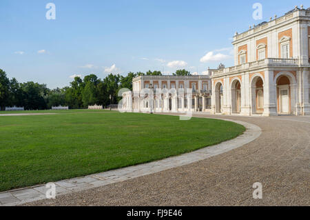 Aranjuez, Comunidad de Madrid, Spain.. Palacio Real. Stock Photo