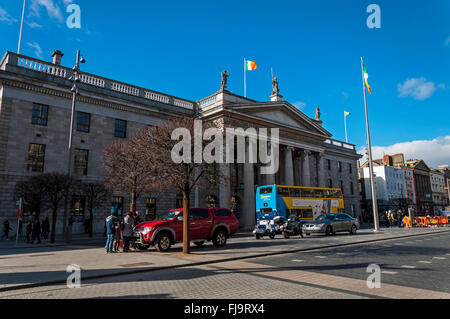 Exterior of The General Post Office GPO in Dublin, Ireland the headquarters of the Irish Post Office, An Post Stock Photo