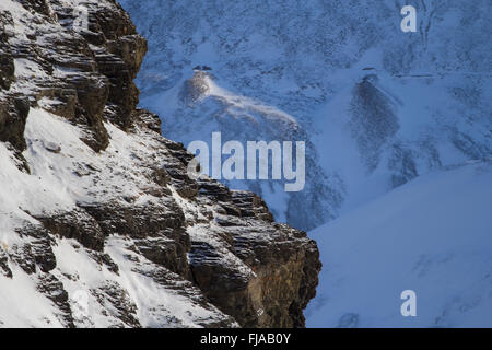 The mountains around the town of Longyearbyen, Spitsbergen (Svalbard). Norway Stock Photo