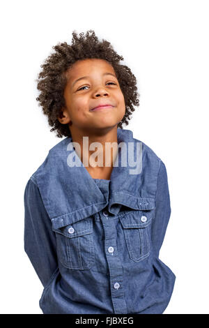 Pleased boy Stock Photo