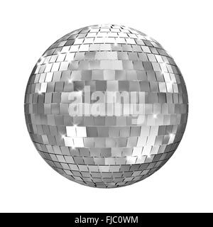 disco mirror ball 3d image Stock Photo