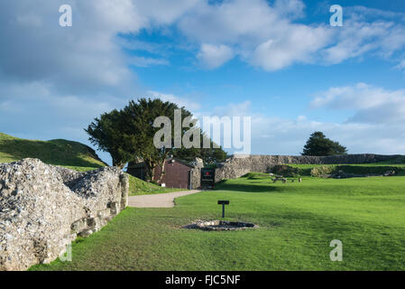 Old Sarum, Salisbury, Wiltshire, England, UK Stock Photo