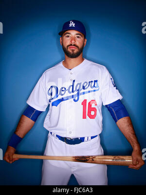 This photo taken Feb. 27, 2010 shows Los Angeles Dodgers' Andre Ethier  during photo day at the team's spring training facility in Glendale, Ariz.  Ethier was named a starting outfielder for the