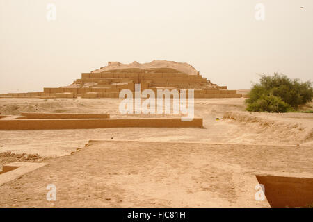 Ziggurat at Chogha Zanbil, Iran Stock Photo