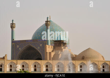 Iman S Mosque Minarets Isfahan Iran Stock Photo - Alamy