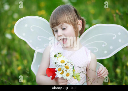 Happy little fairy. Stock Photo