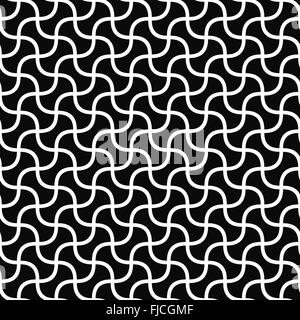 Monochromatic seamless curved line pattern design Stock Vector Image ...