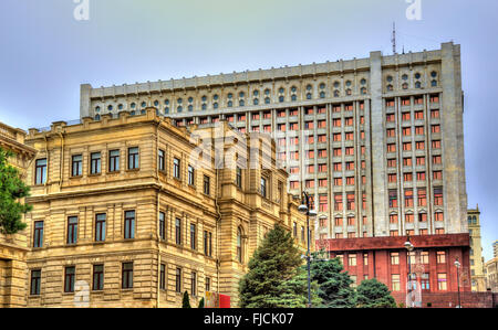 National Museum of Art and Presidential Administration in Baku Stock Photo