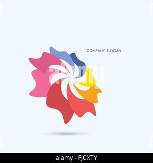 Creative abstract vector logo design template,business industrial logo icon.Vector illustration Stock Vector