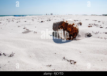 Deepwater Horizon Oil Spill; Pensacola Beach Florida Stock Photo