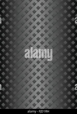 Abstract dark grey vector mesh background. Tech squares vector graphic design Stock Vector