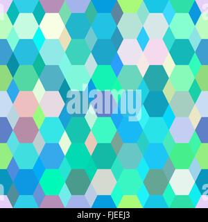 Geometrical ornament colored polygonal pattern Stock Vector
