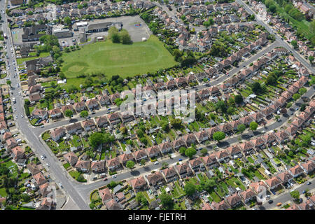 An aerial view of the Collier Row area of Romford, Greater London Stock ...