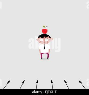 Marketing target customer. Market and success, consumerism and strategy, solution, best price. Vector illustration Stock Vector
