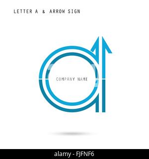 Creative letter A icon abstract  logo design vector template. Corporate business and education creative logotype symbol Stock Vector