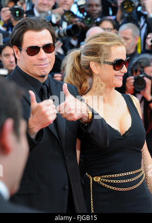 John Travolta, Quentin Tarantino Stock Photo