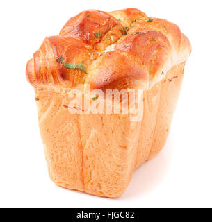 fresh baking bread  loaf bread tin.Best quality studio photo. Stock Photo