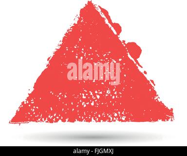 Paint strokes are triangular in shape. Stock Vector