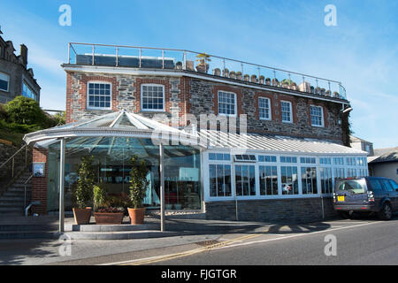 Rick Stein's Seafood restaurant in Padstow, Cornwall, UK. Stock Photo
