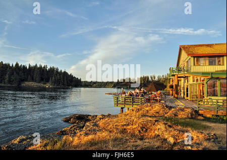 April Point, Campbell River, Vancouver Island, British Columbia, Canada Stock Photo