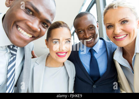 group of professional business team closeup Stock Photo