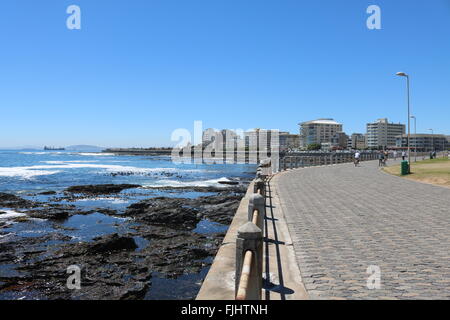 Sea Point promenade, Cape Town, South Africa Stock Photo