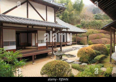 Japan, Takahashi, Raikyuji Temple, garden, Okayama Prefecture, Stock Photo