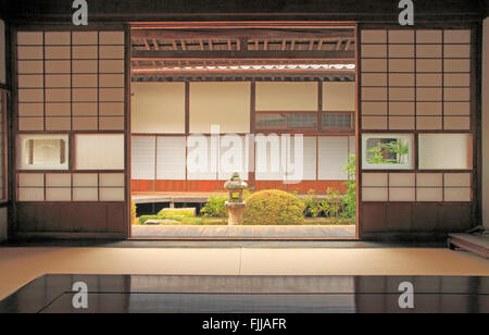 Japan, Takahashi, Raikyuji Temple, garden, Okayama Prefecture, Stock Photo