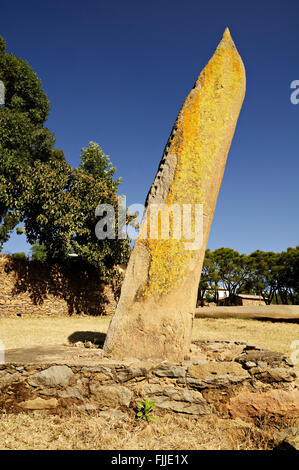 The Obelisk of Axum in Northern Stelae Park, in the ancient town of ...