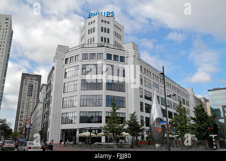 The Philips Light Tower (originally a light bulb factory and later the company HQ) in Eindhoven, Noord-Brabant, Netherlands. Stock Photo