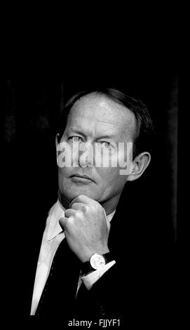 Washington, DC., USA, 18th April, 1991 Secretary of Education Lamar Alexander at briefing on National Strategy for Education.  Credit: Mark Reinstein Stock Photo