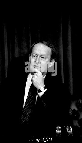 Washington, DC., USA, 18th April, 1991 Secretary of Education Lamar Alexander at briefing on National Strategy for Education.  Credit: Mark Reinstein Stock Photo
