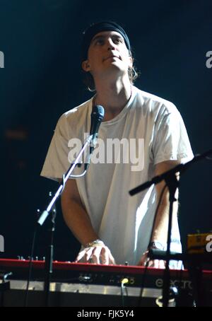 New York, NY, USA. 2nd Mar, 2016. Paul Klein of Lany in attendance for Troye Sivan's Blue Neighborhood Tour, Webster Hall, New York, NY March 2, 2016. Credit:  Derek Storm/Everett Collection/Alamy Live News Stock Photo