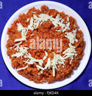 Tasty Gajar ka Halwa or carrot dessert Stock Photo