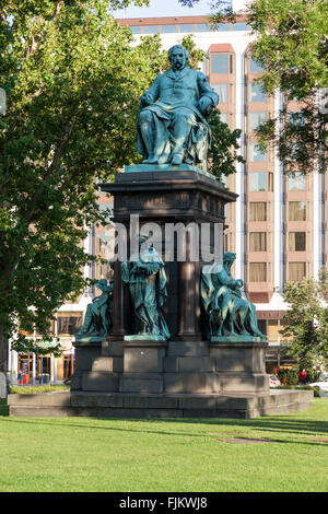 Deak Ferencz monument in Budapest, Hungary Stock Photo