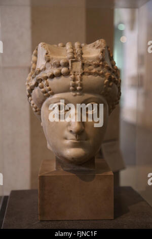 Aelia Ariadne (474-515). Empress consort of Zero (emperor) and Anastasius I (emperor). From Constantinople or Rome. Early 6th Ad Stock Photo