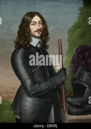 James Graham, 1st Marquess of Montrose. Scottish nobleman, poet and soldier, Supporter of Charles I. 25 October 1612 – 21 May 1650 Stock Photo