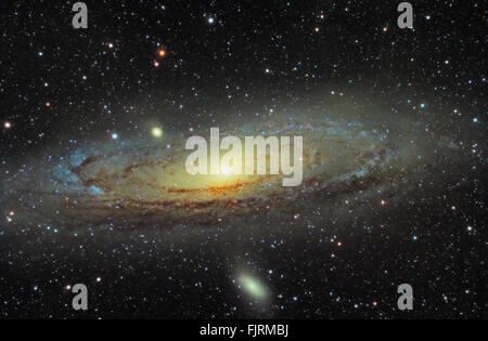 M31 Andromeda galaxy Stock Photo
