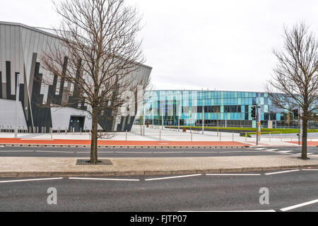 Cardiff Bay's brand new Ice Arena Wales stadium March 2015 PHILLIP ROBERTS Stock Photo