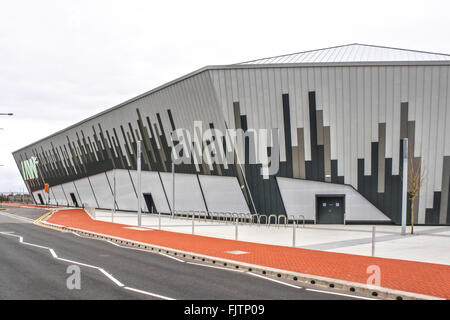 Cardiff Bay's brand new Ice Arena Wales stadium March 2015 PHILLIP ROBERTS Stock Photo