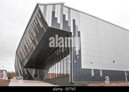 Cardiff Bay's brand new Ice Arena Wales stadium March 2015 PHILLIP ROBERTS Stock Photo