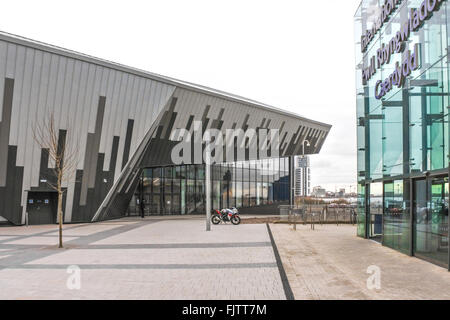 Cardiff Bay's brand new Ice Arena Wales stadium March 2015 PHILLIP ROBERTS Stock Photo