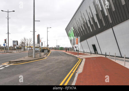 Cardiff Bay's brand new Ice Arena Wales stadium March 2015 PHILLIP ROBERTS Stock Photo