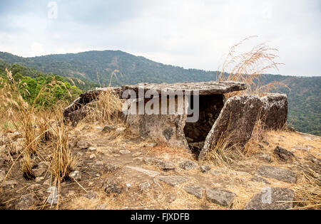 Ancient Megalithic Tombs Kerala India Stock Photo