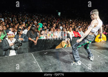 LOS ANGELES, CA – DECEMBER 09: Tommy The Clown’s Battle Zone in Inglewood, California on December 09, 2005. Stock Photo