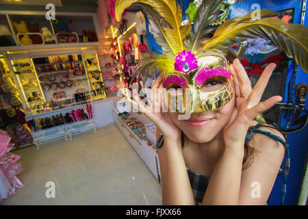 Fancy Mask on holiday Stock Photo
