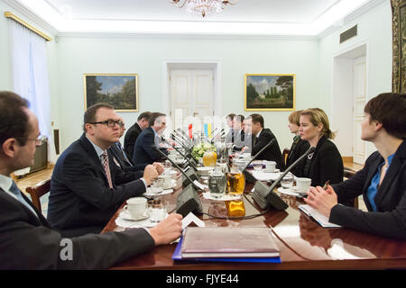Warsaw, Poland. 04th Mar, 2016. Meeting of the Consultative Committee of Poland and Ukraine. © Mateusz Wlodarczyk/Pacific Press/Alamy Live News Stock Photo